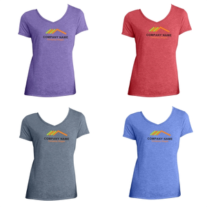 Photo of Women's Tri V Neck Soft T Shirt