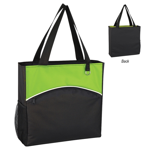 Lime color option for Vrange Tote Bag With Crescent Pocket