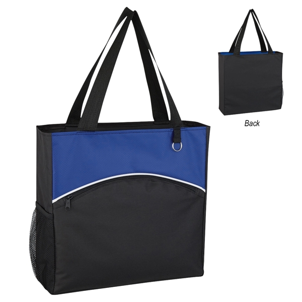 Royal Blue color option for Vrange Tote Bag With Crescent Pocket