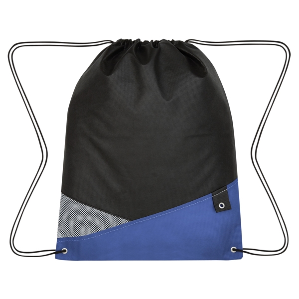 Royal Blue color option for Water Resistant Athlete's Drawstring Backpack