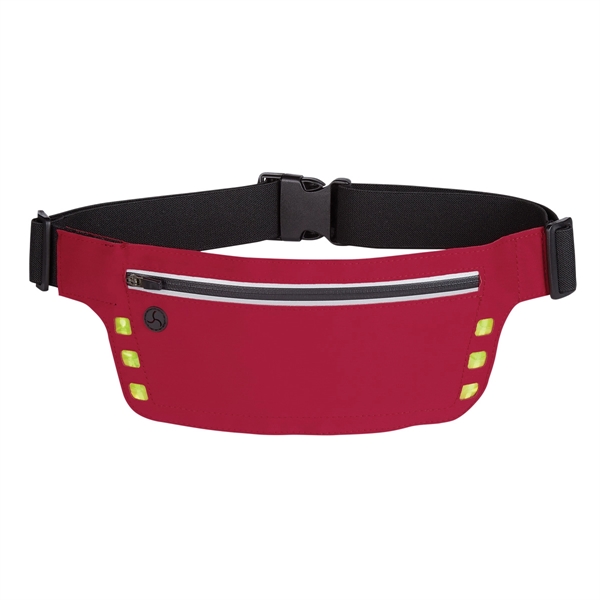 Red color option for Safety Strip Accented Belt Bag