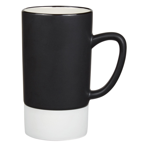 Black With White color option for Tall Desk Companion Coffee Mug
