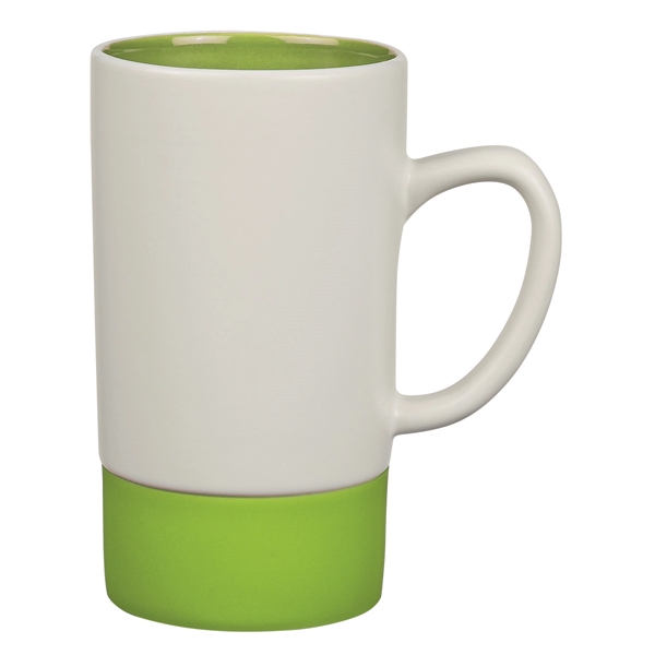 White With Lime color option for Tall Desk Companion Coffee Mug