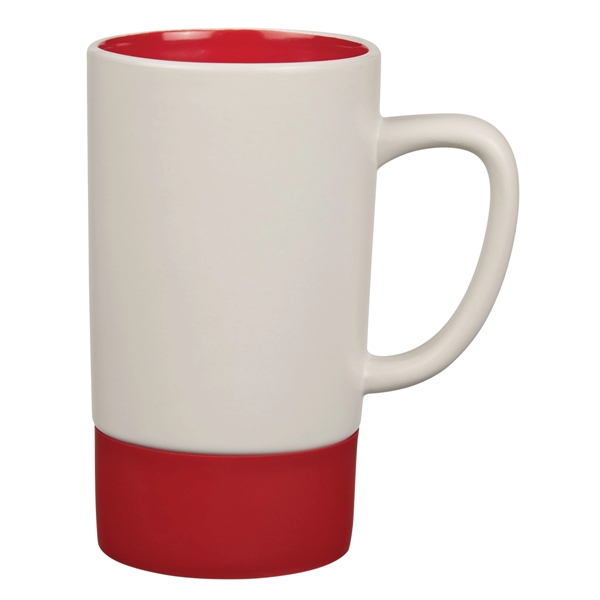 White With Red color option for Tall Desk Companion Coffee Mug