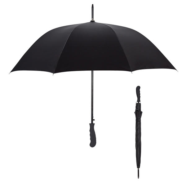 Black color option for Silver Lined Arc Umbrella