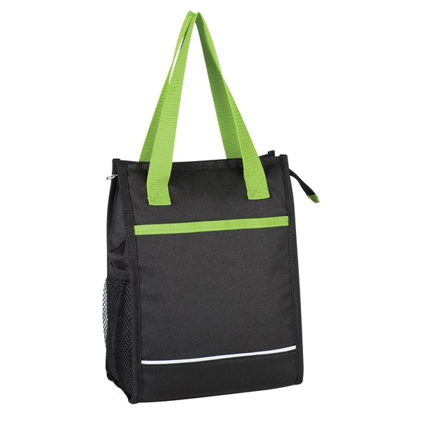 Black With Lime color option for Break Time Lunch Tote