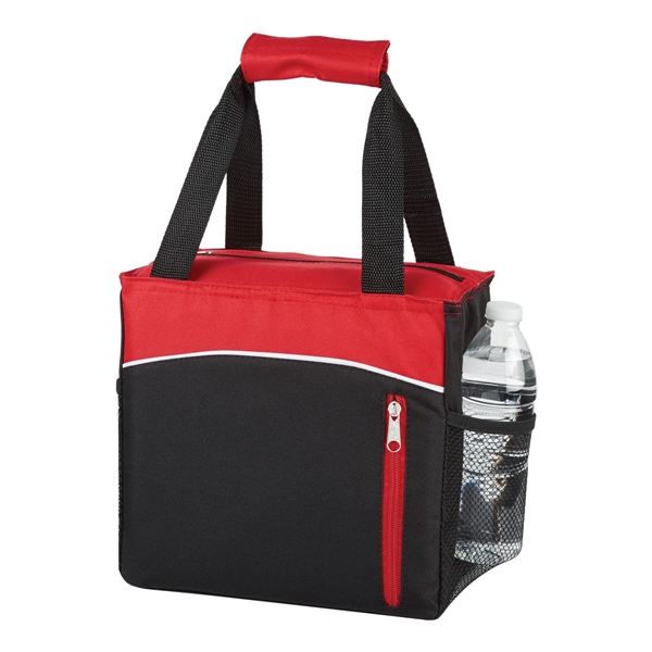 Black With Red color option for Chomping Time Lunch Cooler