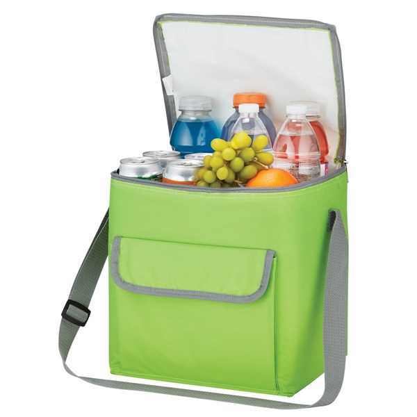 Lime With Gray color option for Classic Cooler Bag