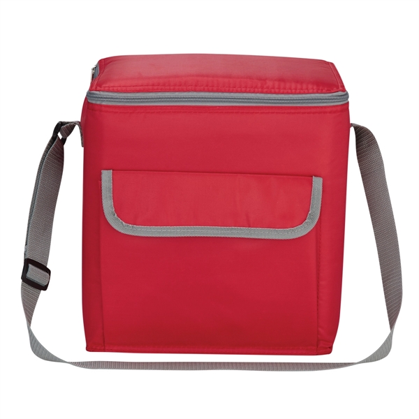 Red With Gray color option for Classic Cooler Bag