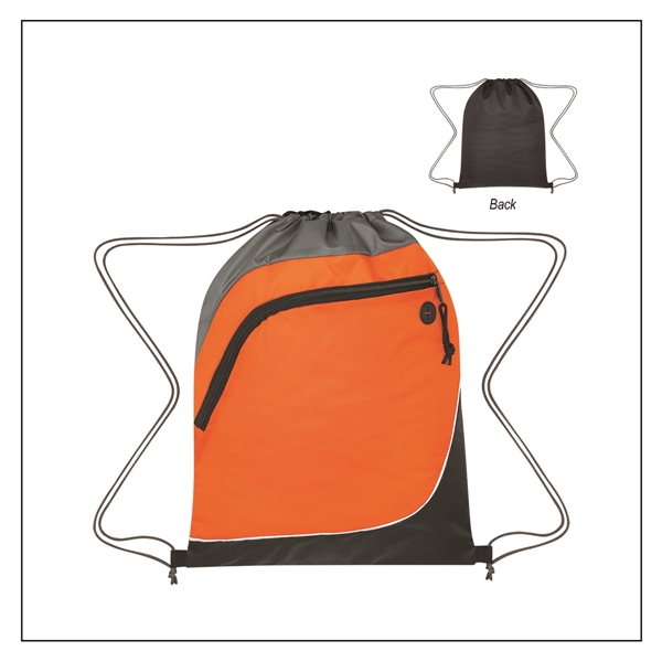 Orange color option for Translucent Drawstring Sports Bag
