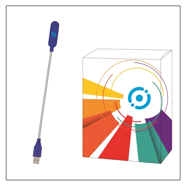Blue color option for Portable Usb Light In A Gift Box
