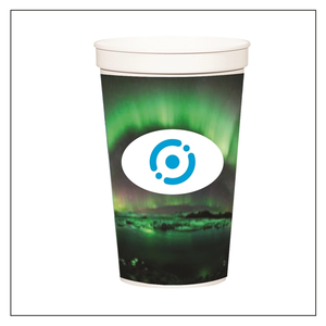 Photo of Extra Large Solid Colored Arena Cup   32 Oz.
