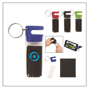 Photo of Sunglass Wiper And Mobile Stand With Key Chain