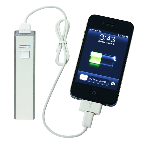 Silver color option for Power Charge Power Bank