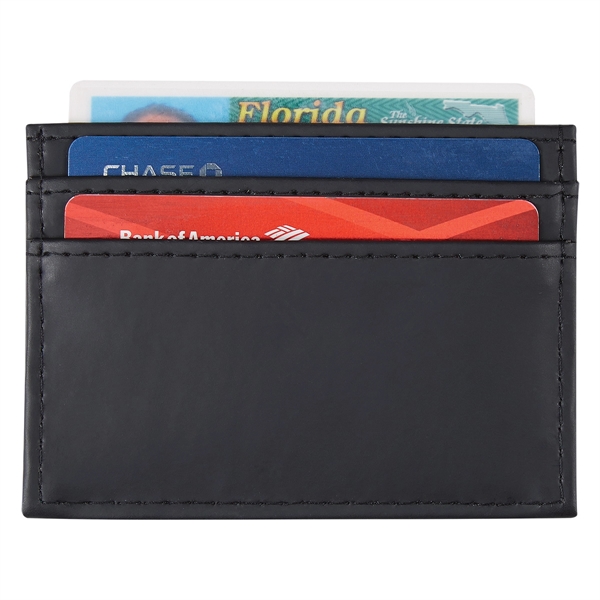 Black color option for Rfid Blocking Pouch With Wallet Spaces