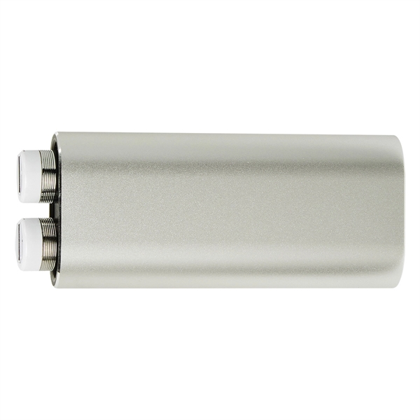 Silver color option for Wireless Earbuds And Power Bank Combo