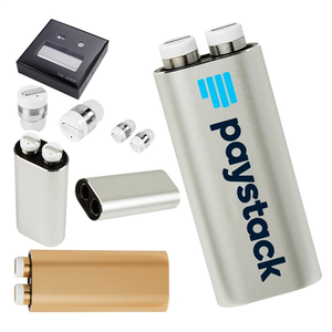 Photo of Wireless Earbuds And Power Bank Combo