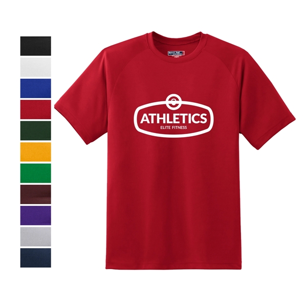True Red color option for Power Ladies Round Neck T Shirt