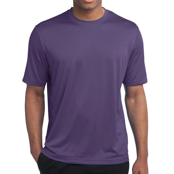 Purple Heather color option for Heather Jersey Shirt