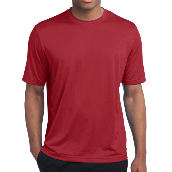 Scarlet Heather color option for Heather Jersey Shirt
