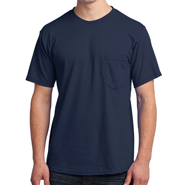 Navy color option for Stylish All American Tee With Pocket