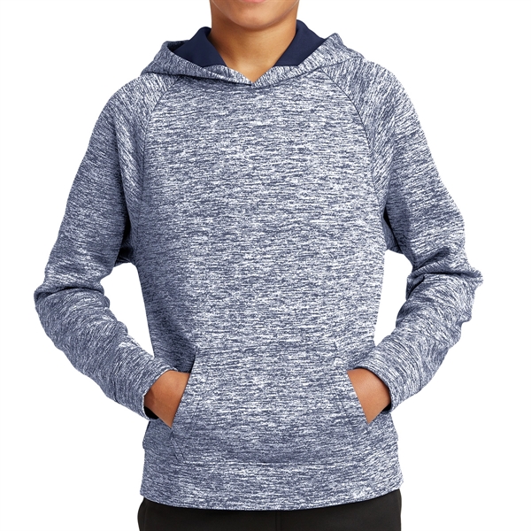 True Navy Electric color option for Sport Tek® Posi Charge® Youth's Electric Pullover Hoodie