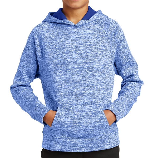 True Royal Electric color option for Sport Tek® Posi Charge® Youth's Electric Pullover Hoodie