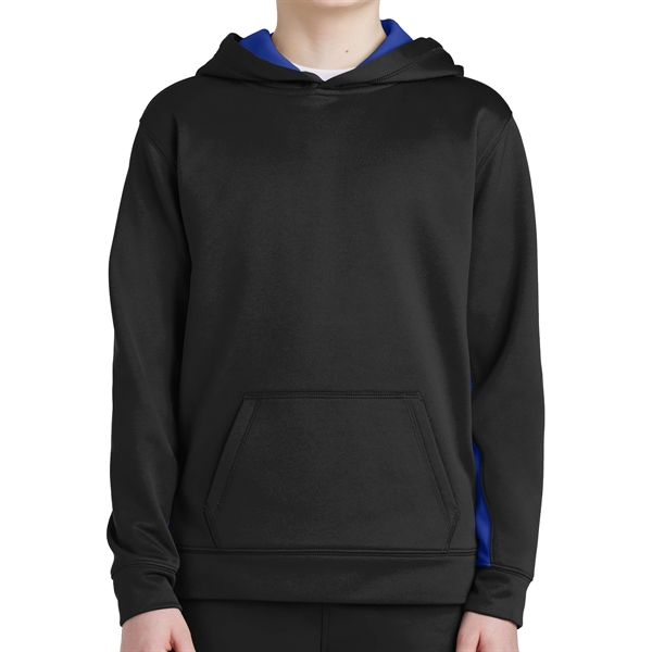 Black/True Royal color option for Alternate Moisture Hooded Pullover