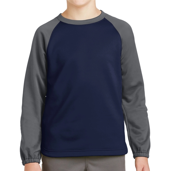 Navy/Dark Smoke Grey color option for Polyester Anti Static Crewneck Shirt