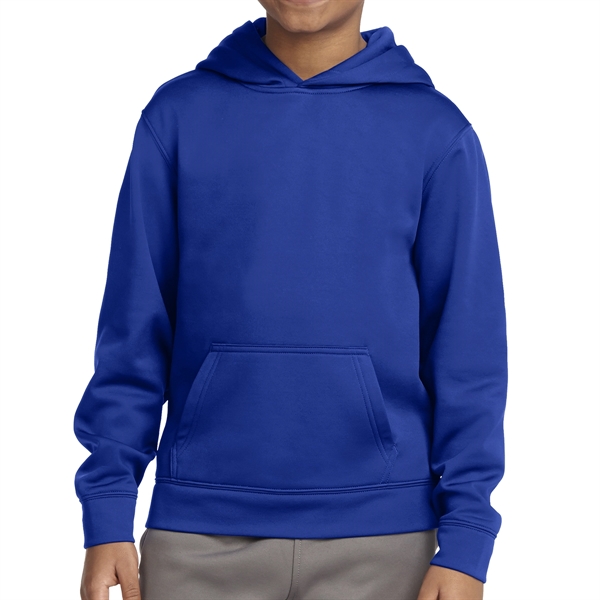 True Royal color option for Sport Tek® Sport Wick® Youth's Fleece Made Pullover Hoodie
