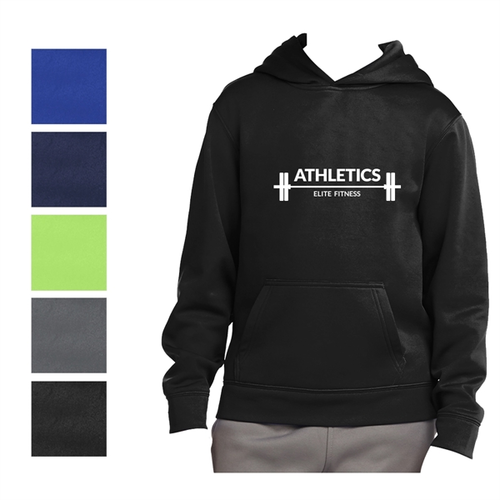 Main photo of Sport Tek® Sport Wick® Youth's Fleece Made Pullover Hoodie