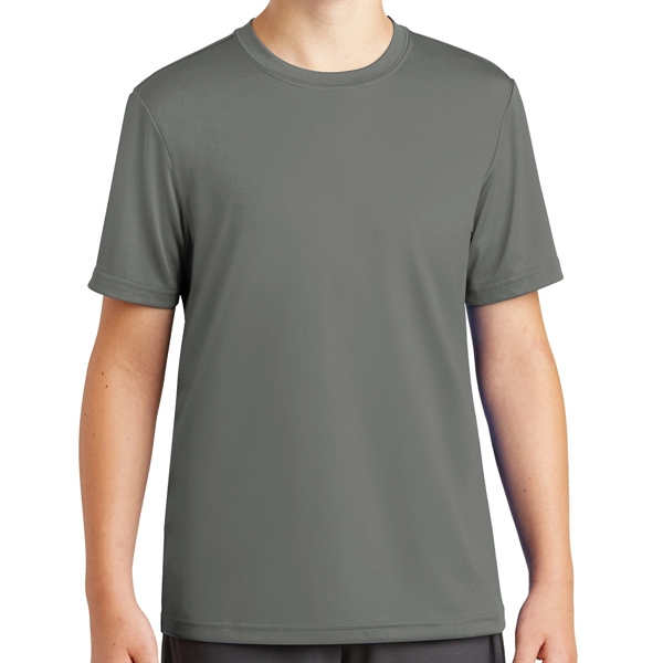 Dark Smoke Gray color option for Kids' Polyester Tee