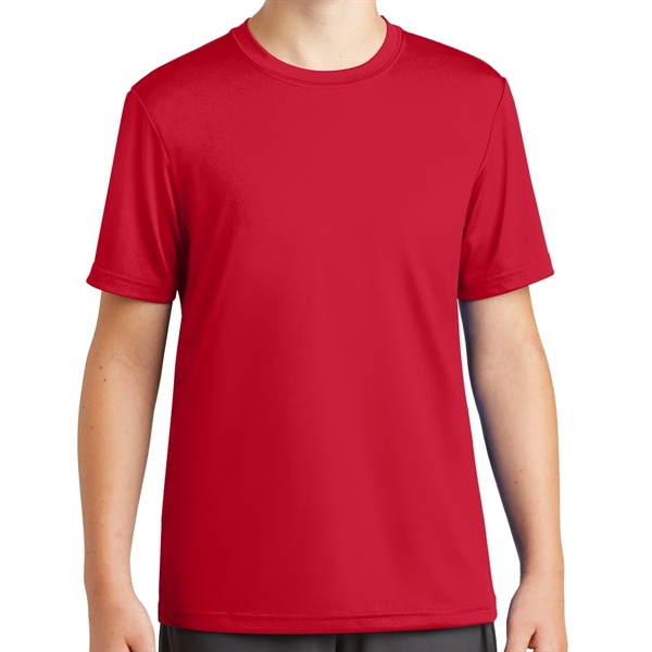 Deep Red color option for Kids' Polyester Tee
