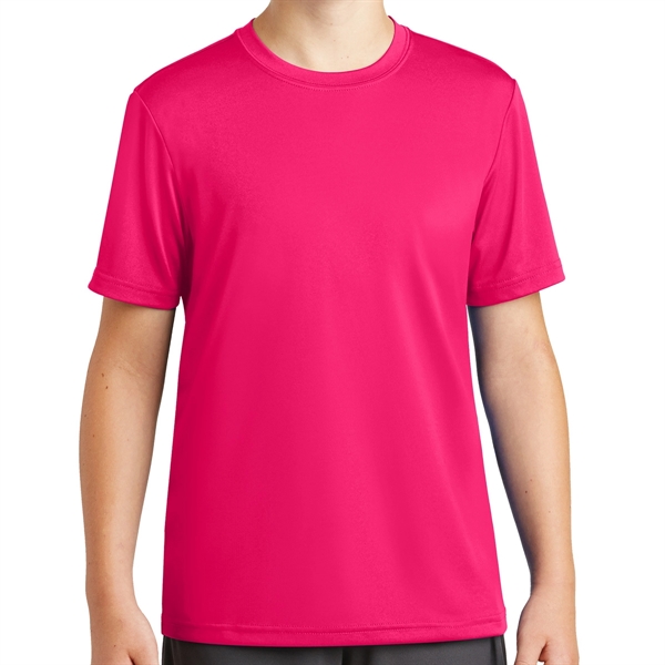 Pink Raspberry color option for Kids' Polyester Tee
