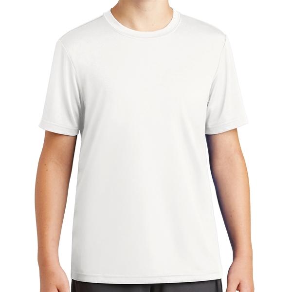 White color option for Kids' Polyester Tee