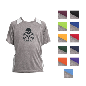 Photo of Sport Tek® Youth's Colorblocked Heather T Shirt