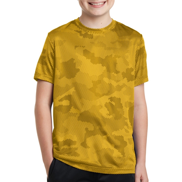 Gold color option for Athletic Camo Shirt For Kids