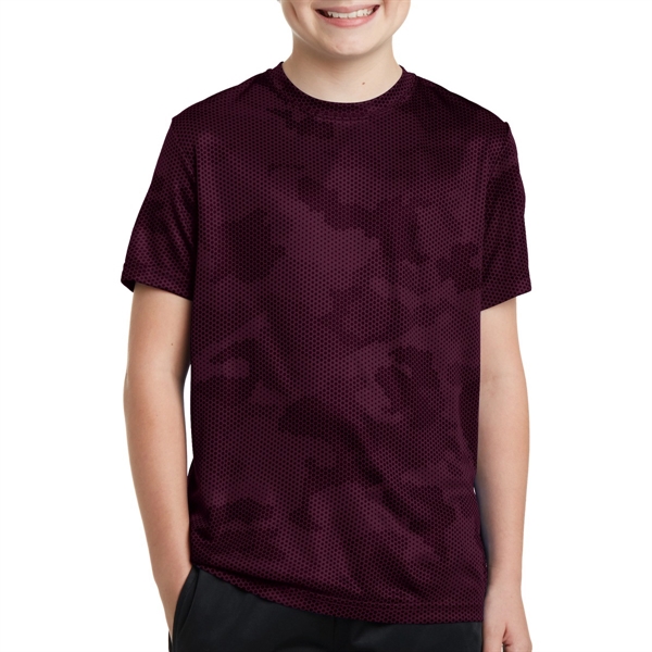 Purple color option for Athletic Camo Shirt For Kids