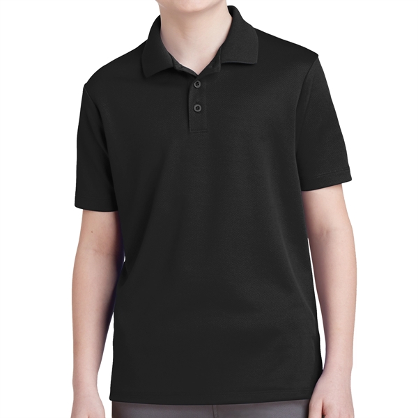 Black color option for 100% Sport Polyester Flat Back Mesh Shirt.