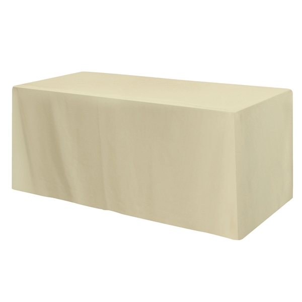 Ivory color option for Fitted 4 Sided Cover For A 6' Standard Table