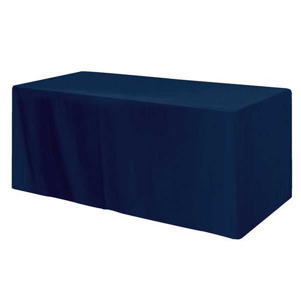 Navy Blue color option for Fitted 4 Sided Cover For A 6' Standard Table