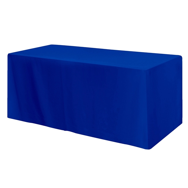 Royal Blue color option for Fitted 4 Sided Cover For A 6' Standard Table