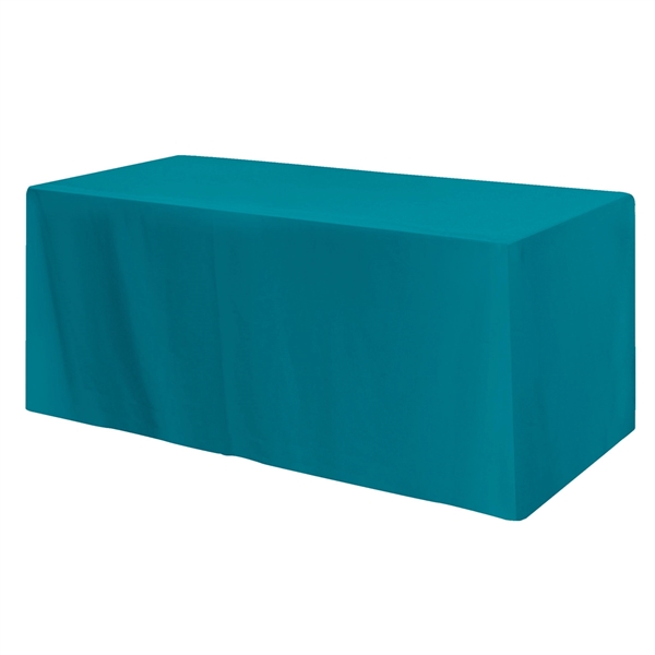 Teal color option for Fitted 4 Sided Cover For A 6' Standard Table