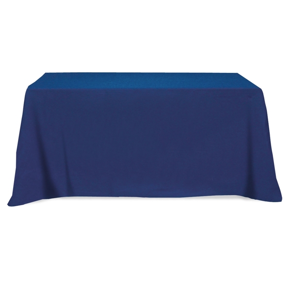 Navy Blue color option for Flat 3 Sided Table Cover