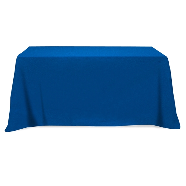 Royal Blue color option for Flat 3 Sided Table Cover