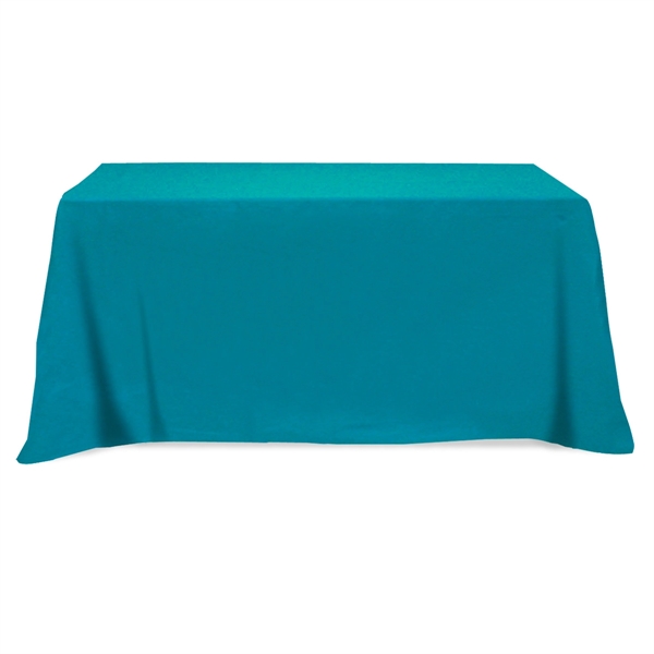 Teal color option for Flat 3 Sided Table Cover