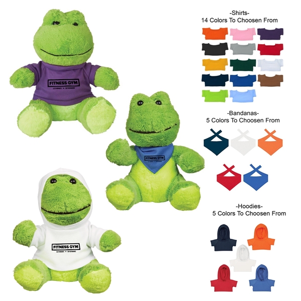 Green color option for 8" Cuddly Frog