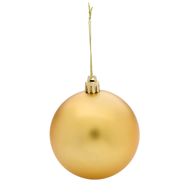 Gold color option for Round Custom Ornament