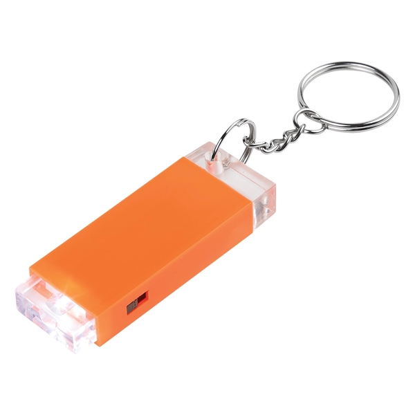 Orange color option for Led Light Keychain