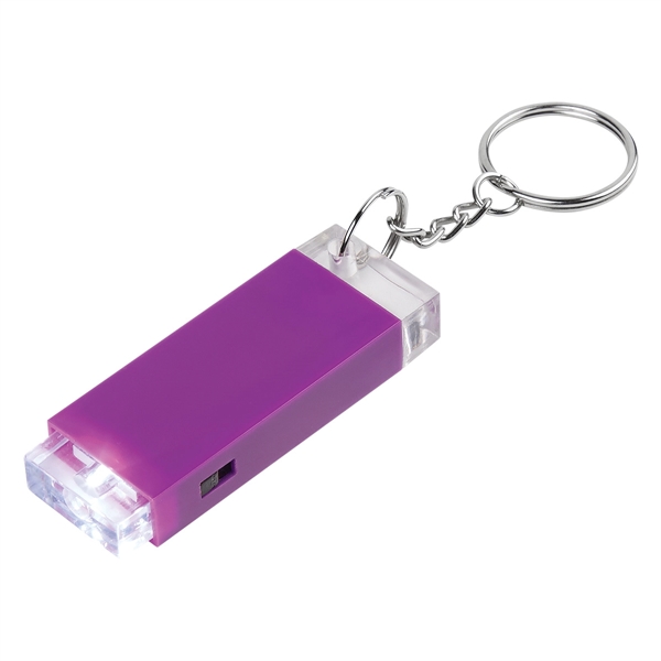 Purple color option for Led Light Keychain